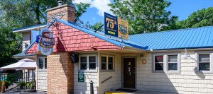 The outside of Zimmy's Tavern in Union, MI, celebrating 75 years