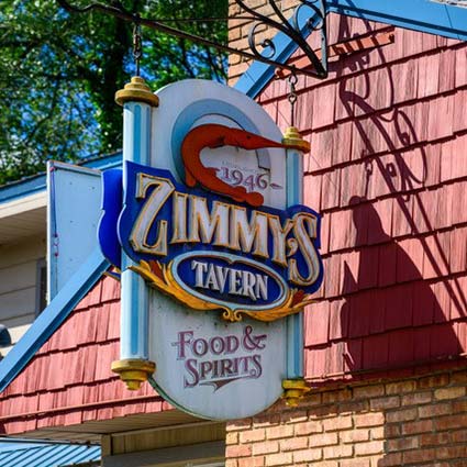 Zimmy's Tavern sign outside